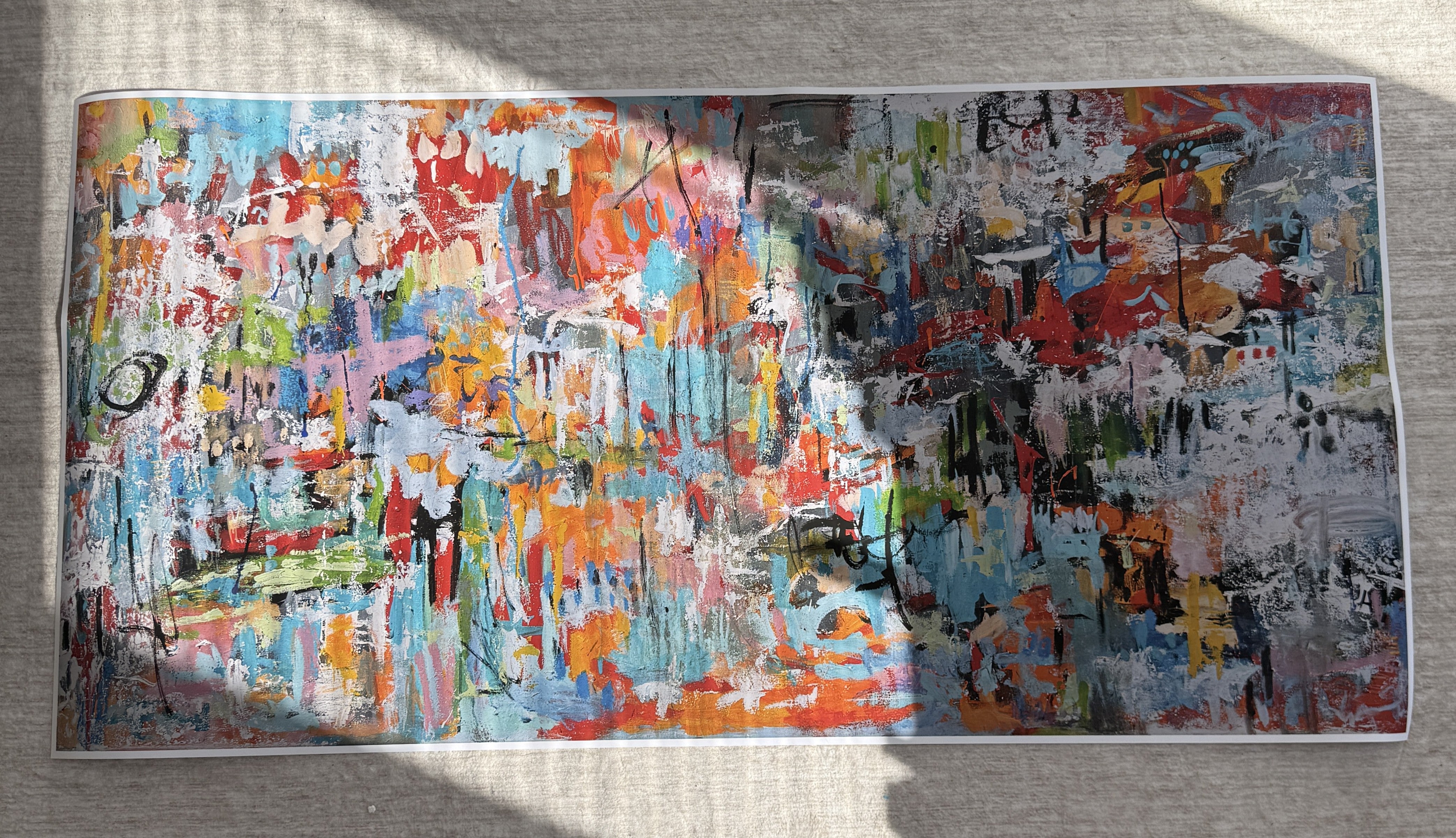 controlled chaos print