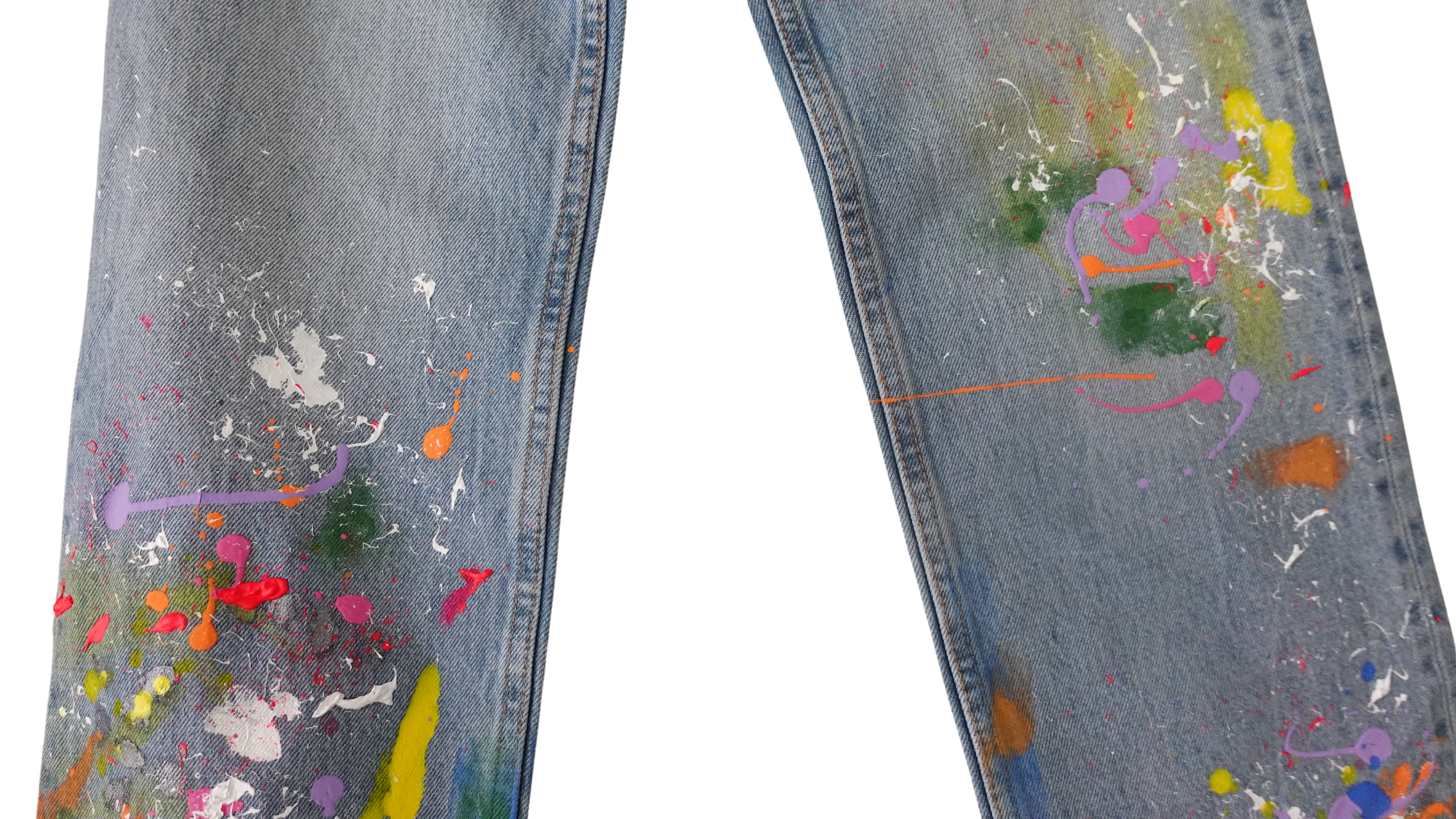 Splatter Paint Zara Jeans